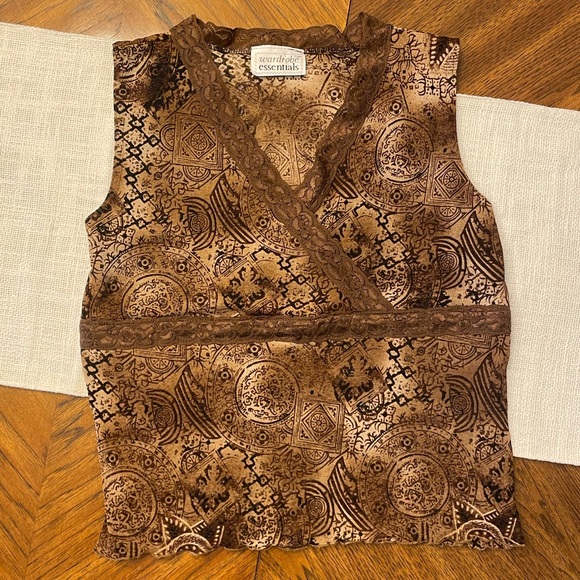 VINTAGE BOHO WHIMSY SLEEVES TOP M/L - Picture 2 of 6